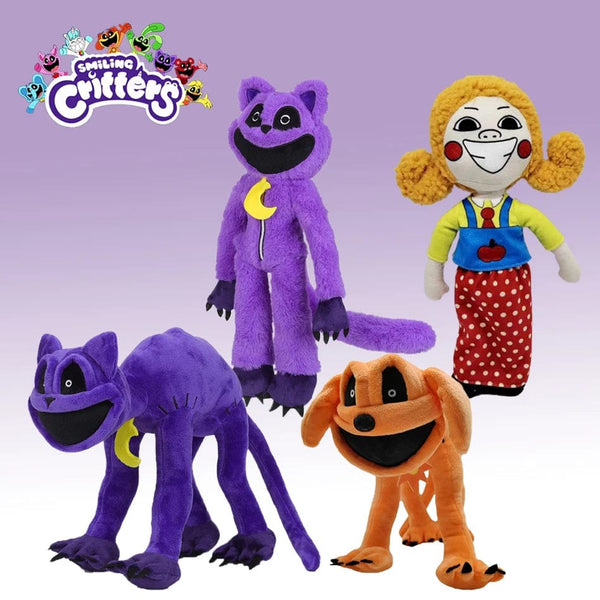 Planet Gates 30cm Catnap Plush Smiling Critters Plush Toy Hopscotch Catnap Bearhug Plushie Doll Decoration Kawaii Soft Stuffed Toy for Kids