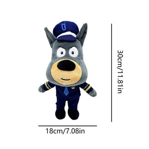 Planet Gates 30cm / CHINA Anime Sheriff Labrador Dog Plush Toy Security Sergeant Labrador Wolf Dog Cartoon Doll Boys Girls Soft Stuffed Toys Children Gift