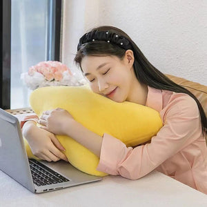 Planet Gates 30CM Cute Butter Cheese Throw Pillow Plush Toy Dormitory Sleep  Sofa Chair Cushion Pentagon Star Shape Child Birthday Gift