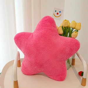 Planet Gates 30CM Cute Butter Cheese Throw Pillow Plush Toy Dormitory Sleep  Sofa Chair Cushion Pentagon Star Shape Child Birthday Gift