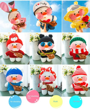 Planet Gates 30cm Cute Cartoon Lalafanfan Duck Plush Toys Soft Duck Stuffed Dolls Pillow Decor Christmas Birthday Gifts for Girl Friends