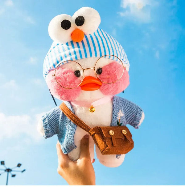 Planet Gates 30cm Cute Cartoon Lalafanfan Duck Plush Toys Soft Duck Stuffed Dolls Pillow Decor Christmas Birthday Gifts for Girl Friends
