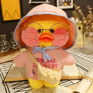 Planet Gates 30cm Cute Lalafanfan Yellow Cute Ducks Stuffed Soft Toy Kawaii Soothing Toys Animal Dolls Pillow For Girl Kids Birthday Gifts