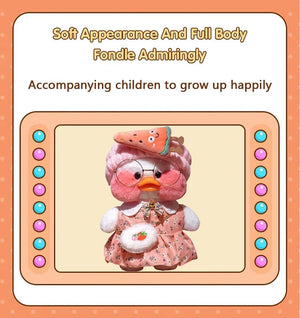 Planet Gates 30cm Cute Lalafanfan Yellow Cute Ducks Stuffed Soft Toy Kawaii Soothing Toys Animal Dolls Pillow For Girl Kids Birthday Gifts