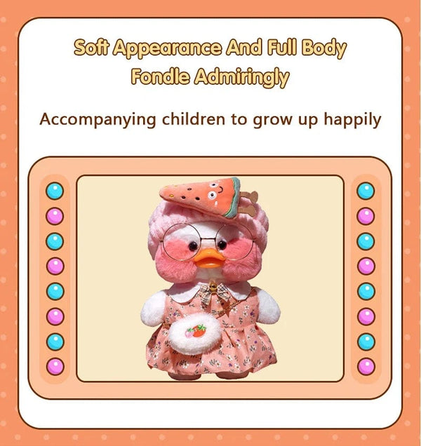 Planet Gates 30cm Cute Lalafanfan Yellow Cute Ducks Stuffed Soft Toy Kawaii Soothing Toys Animal Dolls Pillow For Girl Kids Birthday Gifts