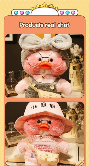 Planet Gates 30cm Cute Lalafanfan Yellow Cute Ducks Stuffed Soft Toy Kawaii Soothing Toys Animal Dolls Pillow For Girl Kids Birthday Gifts