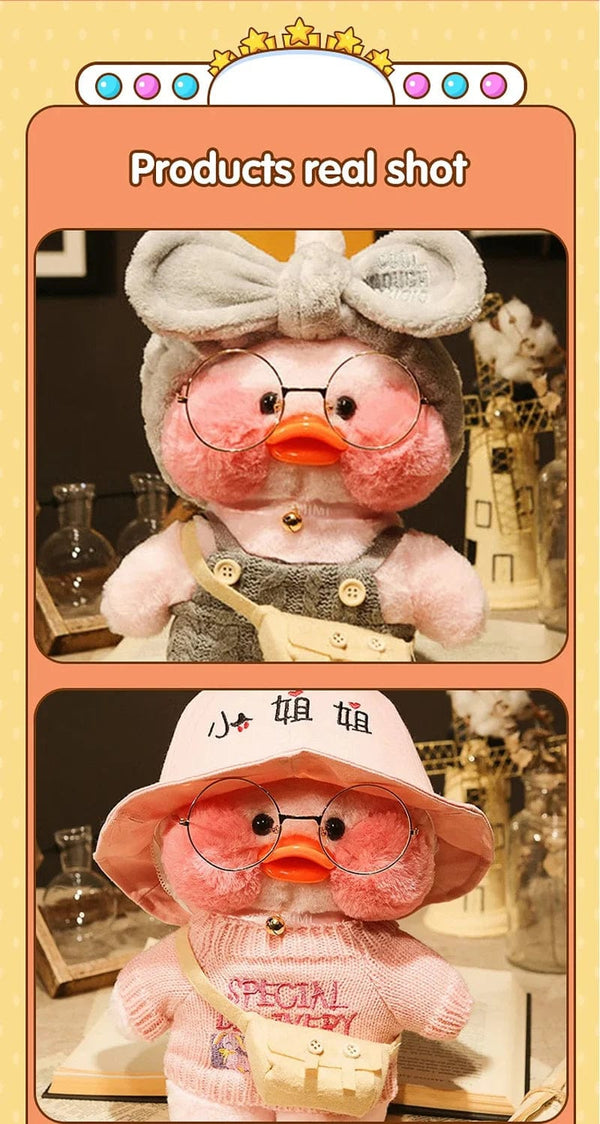 Planet Gates 30cm Cute Lalafanfan Yellow Cute Ducks Stuffed Soft Toy Kawaii Soothing Toys Animal Dolls Pillow For Girl Kids Birthday Gifts