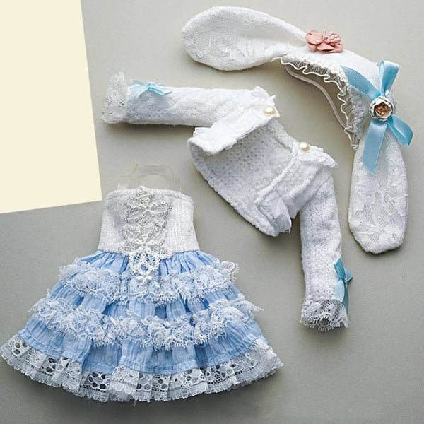 Planet Gates 30cm DBS Blyth 7 Moveable Joints Girl's Dress 3D Eyes Toy with Clothes Kids Toys for Girl Children Gift