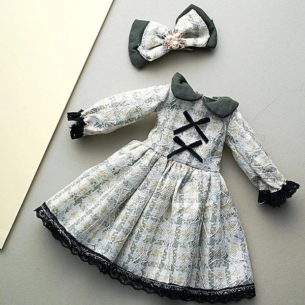 Planet Gates 30cm DBS Blyth 7 Moveable Joints Girl's Dress 3D Eyes Toy with Clothes Kids Toys for Girl Children Gift