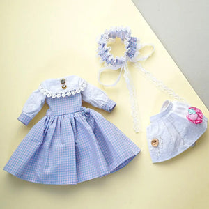 Planet Gates 30cm DBS Blyth 7 Moveable Joints Girl's Dress 3D Eyes Toy with Clothes Kids Toys for Girl Children Gift