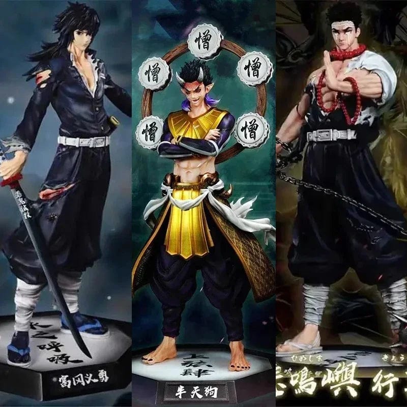 Planet Gates 30cm Demon Slayer Figures Hantengu Anime Figure Himejima Gyoumei Figurine Kimetsu No Yaiba Tomiokagiyuu Statue Gk Pvc Toys Gift