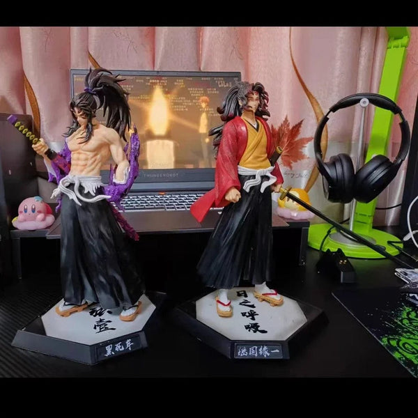 Planet Gates 30cm Demon Slayer Figures Hantengu Anime Figure Himejima Gyoumei Figurine Kimetsu No Yaiba Tomiokagiyuu Statue Gk Pvc Toys Gift