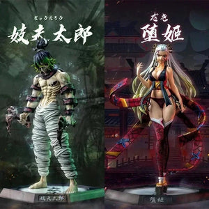 Planet Gates 30cm Demon Slayer Figures Hantengu Anime Figure Himejima Gyoumei Figurine Kimetsu No Yaiba Tomiokagiyuu Statue Gk Pvc Toys Gift