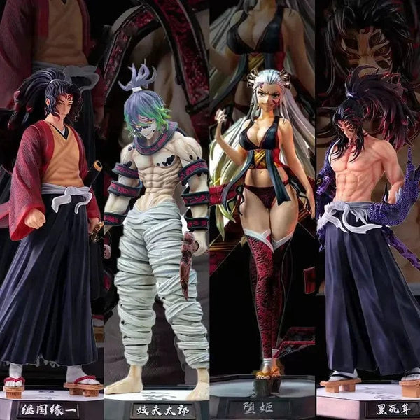 Planet Gates 30cm Demon Slayer Figures Hantengu Anime Figure Himejima Gyoumei Figurine Kimetsu No Yaiba Tomiokagiyuu Statue Gk Pvc Toys Gift