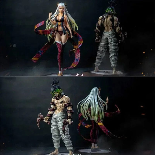 Planet Gates 30cm Demon Slayer Figures Hantengu Anime Figure Himejima Gyoumei Figurine Kimetsu No Yaiba Tomiokagiyuu Statue Gk Pvc Toys Gift