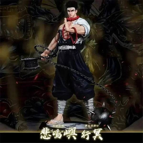 Planet Gates 30cm Demon Slayer Figures Hantengu Anime Figure Himejima Gyoumei Figurine Kimetsu No Yaiba Tomiokagiyuu Statue Gk Pvc Toys Gift