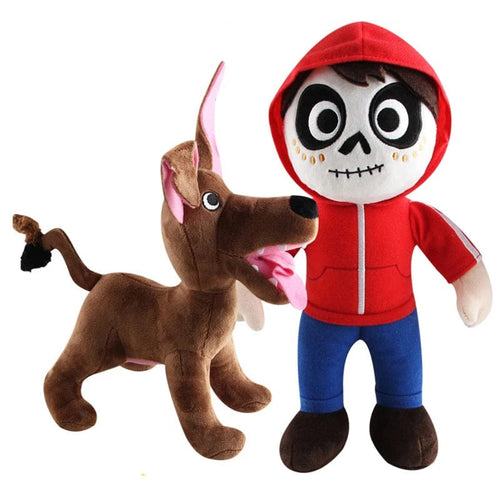 Planet Gates 30cm Hector Movie COCO Pixar Plush Toys 30cm Miguel Hector Dante Dog Death Pepita Stuffed Plush Toys Soft Toy Doll for Children Kids Gifts