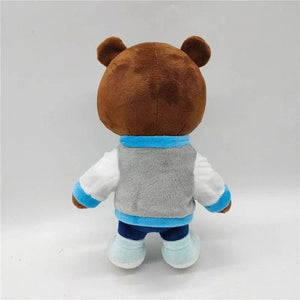 Planet Gates 30cm Kawaii Kanye Dropout Bear Teddy Bear Plush Toys Kanye West Graduation Soft Stuffed Home Room Decor Birthday Gift