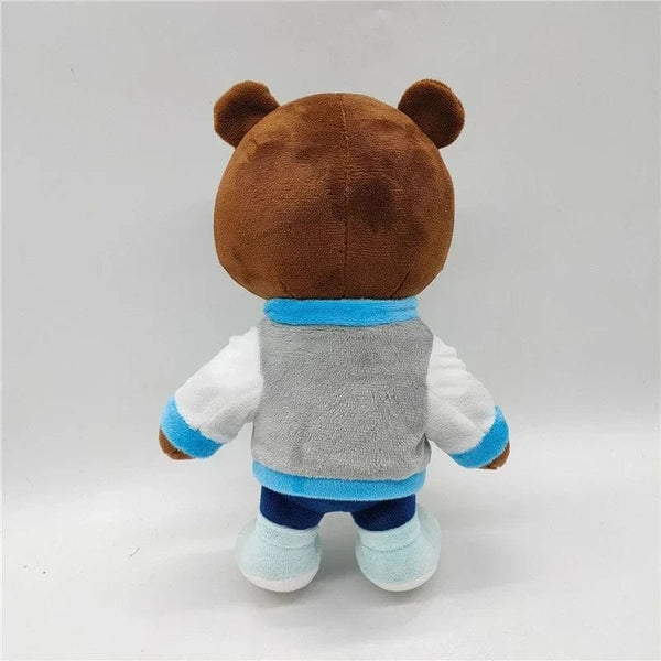 Planet Gates 30cm Kawaii Kanye Dropout Bear Teddy Bear Plush Toys Kanye West Graduation Soft Stuffed Home Room Decor Birthday Gift