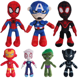 Planet Gates 30cm Marvel Spiderman Plush Toy Soft Stuffed Cartoon Stuffeds Dolls Large Plushs Boy Cloth Dolls Pillow Kids Christmas Gift