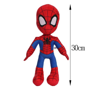 Planet Gates 30cm Marvel Spiderman Plush Toy Soft Stuffed Cartoon Stuffeds Dolls Large Plushs Boy Cloth Dolls Pillow Kids Christmas Gift