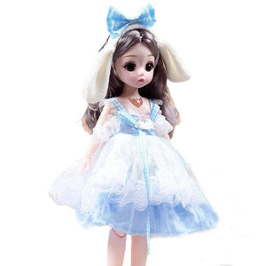 Planet Gates 30cm New 1/6 Girl Princess Doll Set 23 Joints Movable 30cm Bjd Doll with Clothes Princess Dress Dolls Girls Birthday Gift Toys