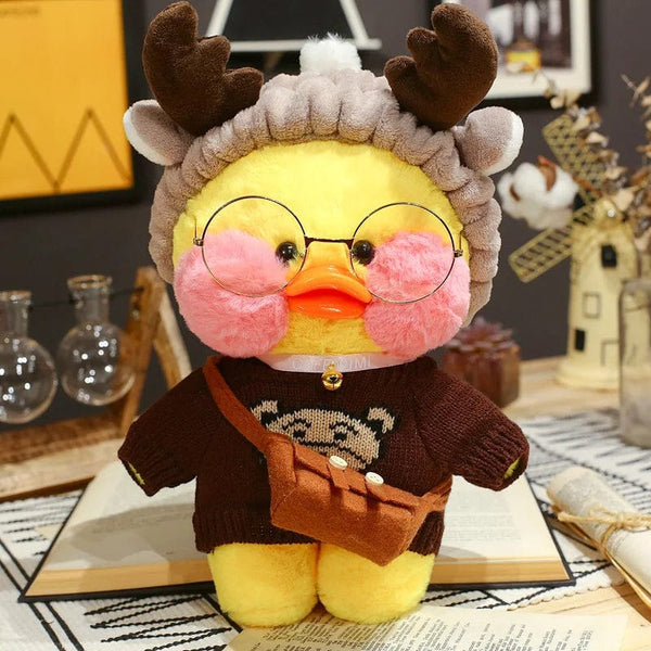 Planet Gates 30cm Pato Plush Lalafanfan Duck Cute Stuffed Toys yellow Duck Hug  Flifan Duck Kawaii Plushes Animal Plushies Pillow Soft Toy