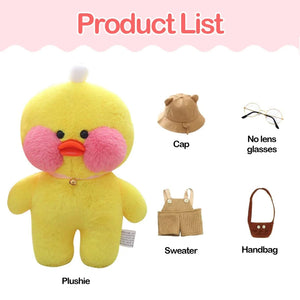 Planet Gates 30cm Pato Plush Lalafanfan Duck Cute Stuffed Toys yellow Duck Hug  Flifan Duck Kawaii Plushes Animal Plushies Pillow Soft Toy