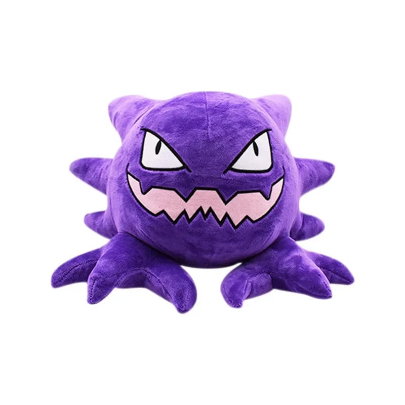 Planet Gates 30cm Pokemon Anime Cartoon Haunter Evolution Edition Gengar Plush Toy Kawaii Cute Soft Plushie Doll Toys Children Gifts