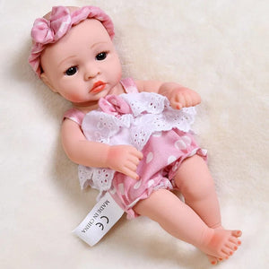 Planet Gates 30cm Reborn Dolls Baby Reborn Toys Doll Waterproof Vinyl Bebe Doll Cute Mini Reborn Baby Doll For Girls Birthday Gift