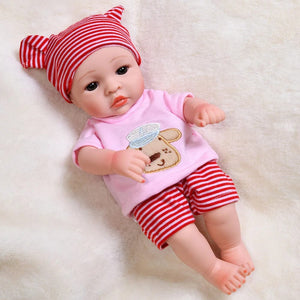 Planet Gates 30cm Reborn Dolls Baby Reborn Toys Doll Waterproof Vinyl Bebe Doll Cute Mini Reborn Baby Doll For Girls Birthday Gift