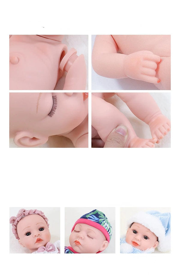 Planet Gates 30cm Reborn Dolls Baby Reborn Toys Doll Waterproof Vinyl Bebe Doll Cute Mini Reborn Baby Doll For Girls Birthday Gift