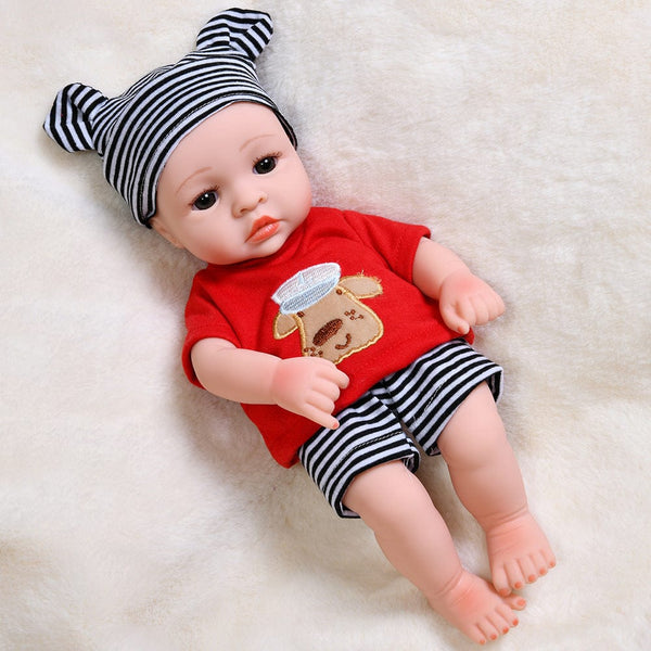 Planet Gates 30cm Reborn Dolls Baby Reborn Toys Doll Waterproof Vinyl Bebe Doll Cute Mini Reborn Baby Doll For Girls Birthday Gift