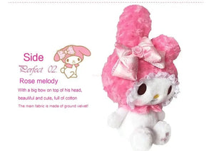 Planet Gates 30cm Sanrio Hello Kitty Kawaii Rose My Melody Cartoon Anime Stuffed Animals Soft Plush Doll Companion Toy Children Birthday Gift