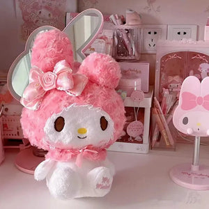 Planet Gates 30cm Sanrio Hello Kitty Kawaii Rose My Melody Cartoon Anime Stuffed Animals Soft Plush Doll Companion Toy Children Birthday Gift