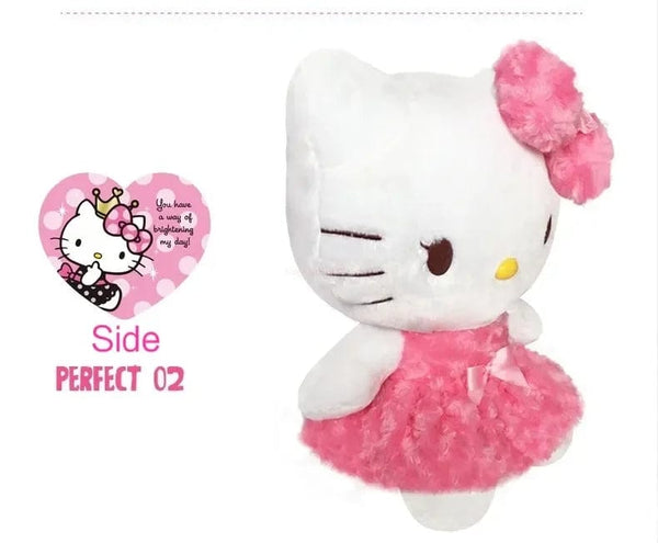 Planet Gates 30cm Sanrio Hello Kitty Kawaii Rose My Melody Cartoon Anime Stuffed Animals Soft Plush Doll Companion Toy Children Birthday Gift