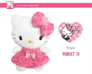 Planet Gates 30cm Sanrio Hello Kitty Kawaii Rose My Melody Cartoon Anime Stuffed Animals Soft Plush Doll Companion Toy Children Birthday Gift