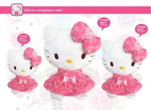 Planet Gates 30cm Sanrio Hello Kitty Kawaii Rose My Melody Cartoon Anime Stuffed Animals Soft Plush Doll Companion Toy Children Birthday Gift