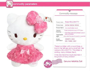 Planet Gates 30cm Sanrio Hello Kitty Kawaii Rose My Melody Cartoon Anime Stuffed Animals Soft Plush Doll Companion Toy Children Birthday Gift