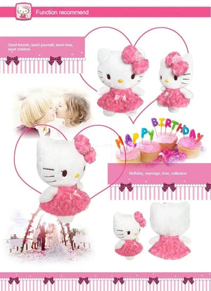 Planet Gates 30cm Sanrio Hello Kitty Kawaii Rose My Melody Cartoon Anime Stuffed Animals Soft Plush Doll Companion Toy Children Birthday Gift