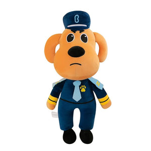 Planet Gates 30cm Sheriff Labrador Dog Plush Toy Doll Anime Security Sergeant Labrador Wolf Dog Plush Stuffed Toys Birthday Xmas Gifts