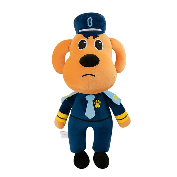 Planet Gates 30cm Sheriff Labrador Dog Plush Toy Doll Anime Security Sergeant Labrador Wolf Dog Plush Stuffed Toys Birthday Xmas Gifts