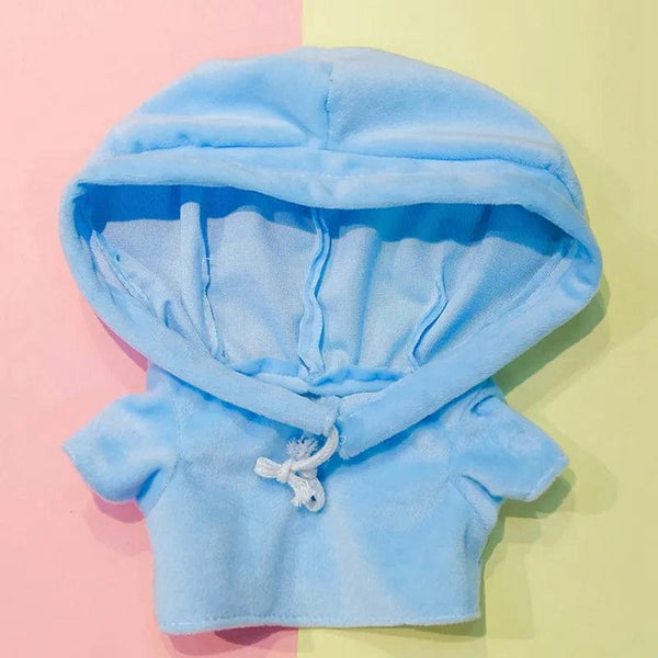 Planet Gates 30cm Stuffed Dolls Accessories LaLafanfan Cafe Duck Dog with Clothes Plush Toy Cartoon Hoodie Clothing Hair Band Kids Girls Gift