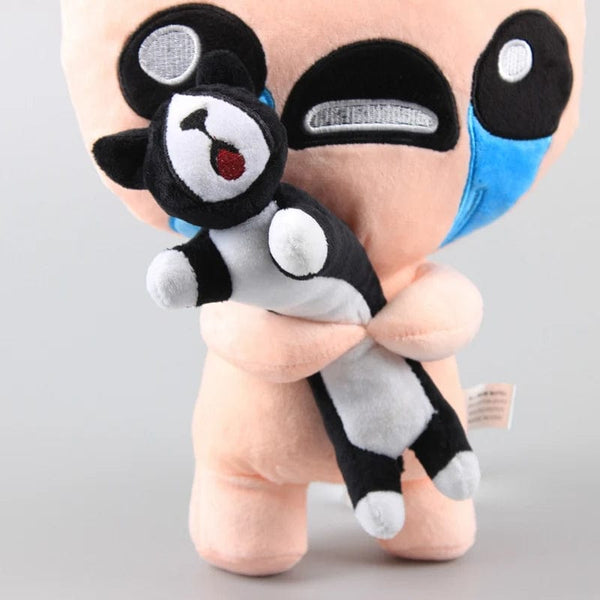 Planet Gates 30cm The Binding of Isaac Plush Toys ISAAC With Black Cat Plush Soft Stuffed Animals Toys Doll Gifts for Children Kids