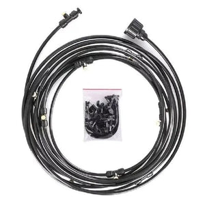 Planet Gates 30ft-black Outdoor Misting Cooling System Mist Sprinkler Nozzle Plant Water Mister Nozzles Set Garden Lawn Accessories Irrigation Tools