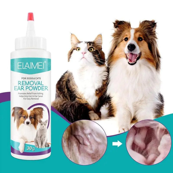 Planet Gates 30ml / CHINA Dog Ear Powder Ear Cleaner For Dogs Hair Removal Infectioned Treatments Stop Ear Itching Pet Health Grooming Cleaning Accessory
