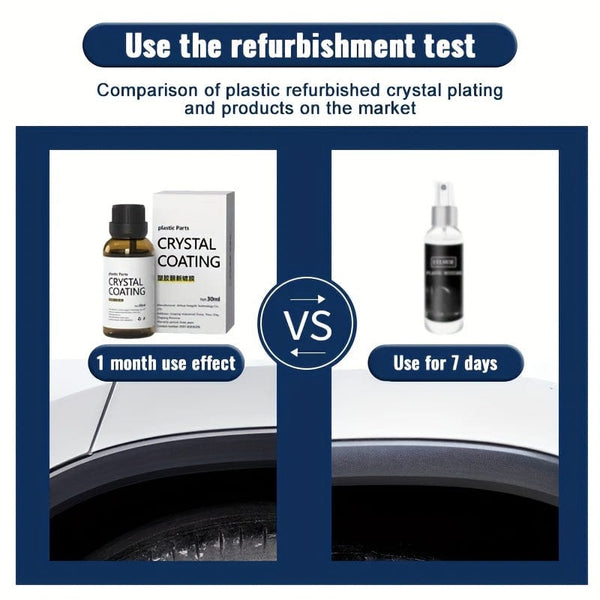 Planet Gates 30ml refurbished coating (box with eraser) 30ml Plastic Refurbished Plating Crystal Coating Agent Wax Panel Auto Interior Car Plastic Renovated Coating Retreading Agent