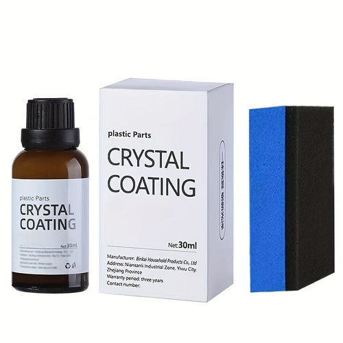 Planet Gates 30ml refurbished coating (box with eraser) 30ml Plastic Refurbished Plating Crystal Coating Agent Wax Panel Auto Interior Car Plastic Renovated Coating Retreading Agent