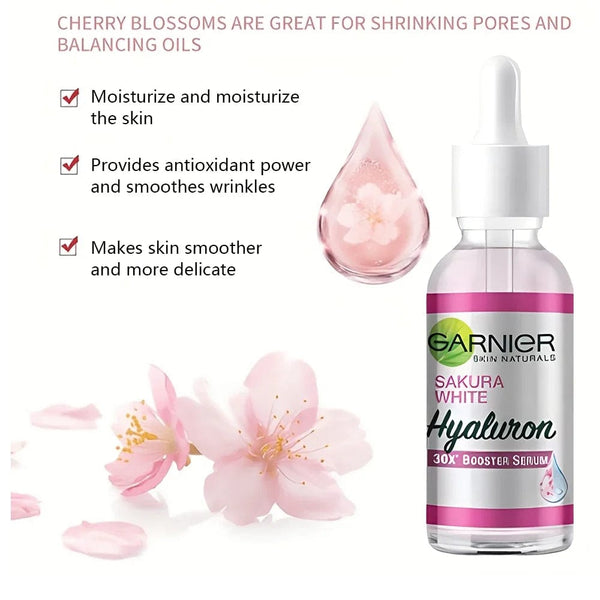 Planet Gates 30ml Sakura Glow 30x Hyaluronic Booster Skin Care Face Serum Natural Glow Serum Nourishing Serum Face Moisturizer