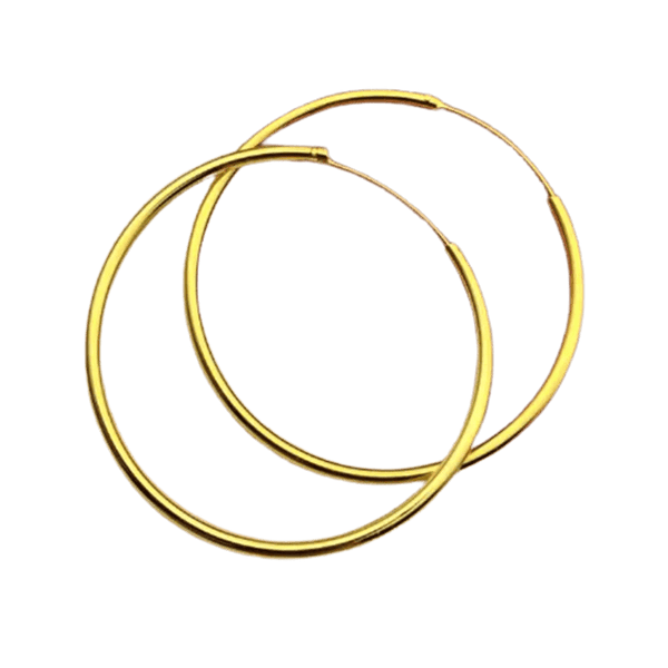 Planet Gates 30MM Diameter / rose gold Senlissi -Rose Gold Hoop Earrings For Women 925 Sterling Silver Original Fashion Earring Cерьги Kольца Rings Real gold